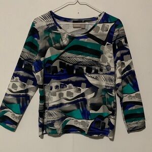 Chico's Multicolor Patterned Top